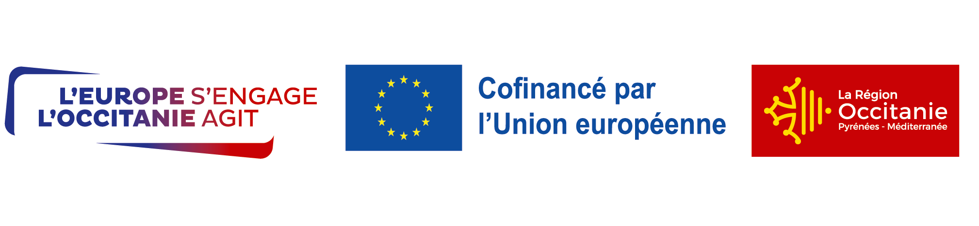 Europe commits, Occitanie takes action. Co-funded by the European Union. Région Occitanie, Pyrénées-Méditerranée.